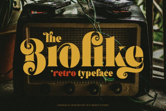 Brolike: A Retro Serif Font That Stops Scrolling