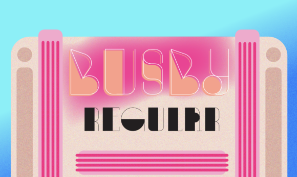 Busby Font: A Retro Display Typeface for Handmade Brands