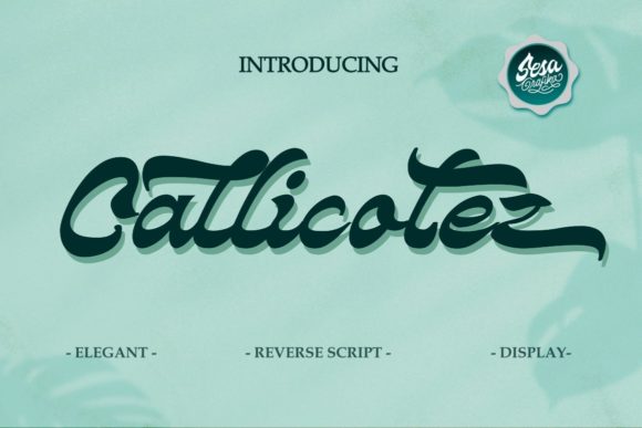 Callicotez: A Playful, Authentic Display Font for Editorial Warmth