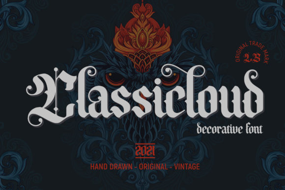Classicloud: A Decorative Font That Nails Retro Charm in Real Campaigns