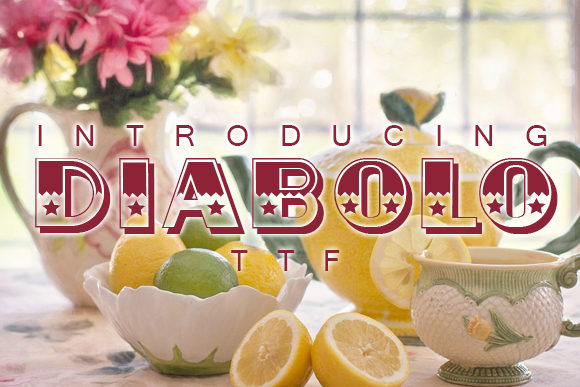 Diabolo: A Circus-Style Display Font for Scroll-Stopping Campaigns