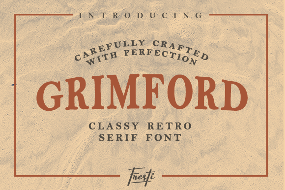 Grimford: A Serif Font for Editorial Presence and Print-Ready Charm