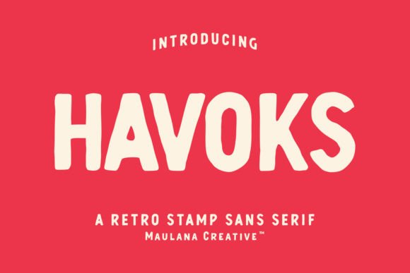 Havoks: A Chunky, Friendly Sans Serif Font for Real Business Brands