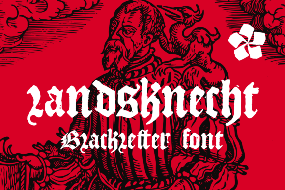 Landsknecht: A Bold Blackletter Font for Impactful Web Headlines