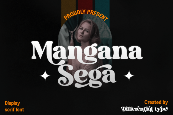 Mangana Sega: A Bold Display Serif Font for Small Business Branding