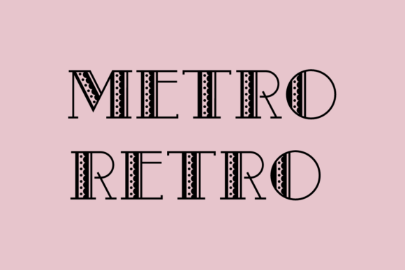 Metro Retro: A Playful Display Font That Makes Campaigns Pop