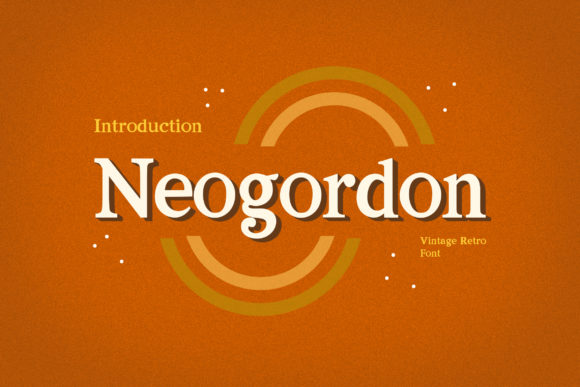 Neogordon: A Trustworthy Serif Font for Small Business Branding