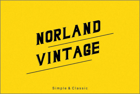 Norland Vintage: A Bold Serif Font That Elevates Real Small Business Branding