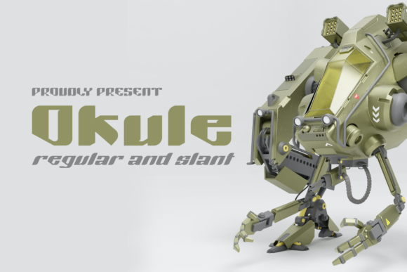 Okule: A Futuristic Display Typeface for Standout Branding
