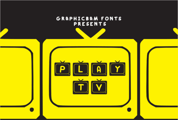 Play TV: A Bold, Nostalgic Display Font That Demands Attention