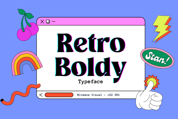 Retro Boldy: A 90s-Inspired Serif Font That Pops on the Web