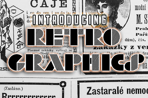Retro Graphics Font: Stand Out with Confident Brand Style