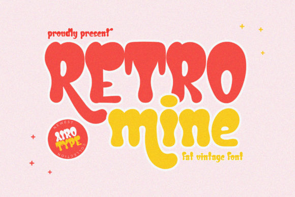 Retro Mine: A Playful, Vintage-Inspired Display Font