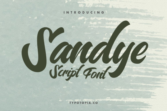 Sandye: A Bold Handwritten Font for Campaign Headlines