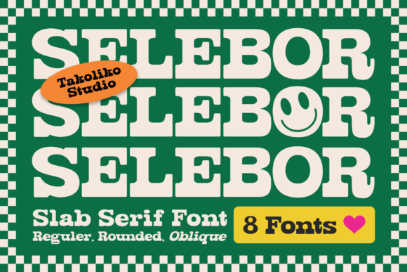 Selebor: A Slab Serif Font That Feels Retro—Not Dated