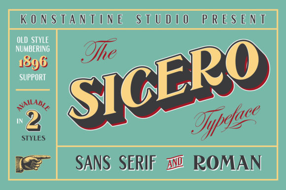 Sicero: A Bold, Retro Serif That Anchors Editorial Calm