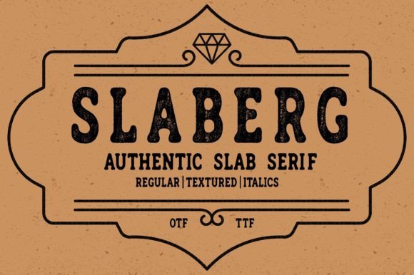 Slaberg: A Vintage Slab Serif for Digital Luxury