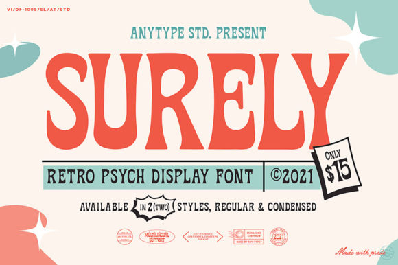 Surely: A Retro Serif Font for Digital Branding