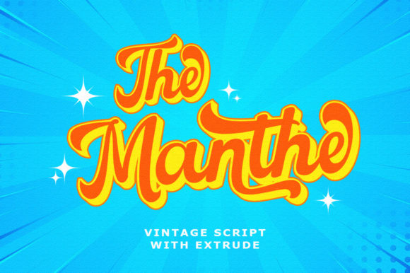 The Manthe: A Bold Handwritten Font for Campaign Headlines